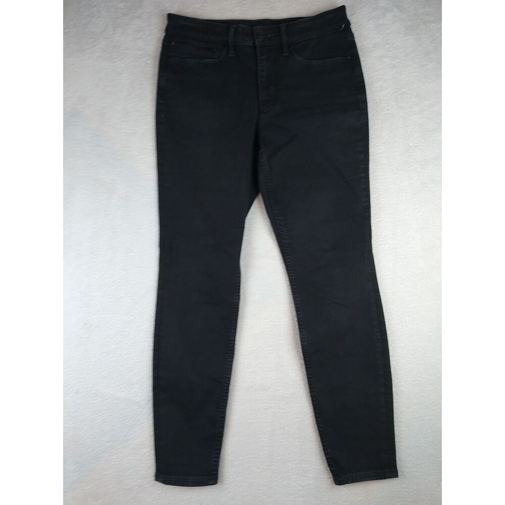 Athleta Flex Ultra Skinny Jean Black Pants Women's  6P Petite #631647